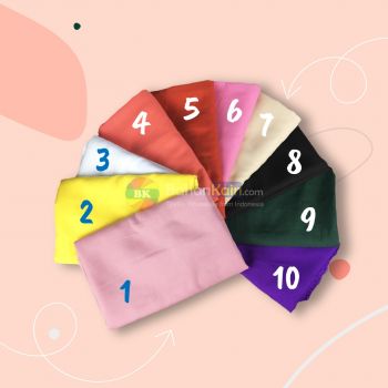 Kain Voal Warna (Bahan Jilbab)